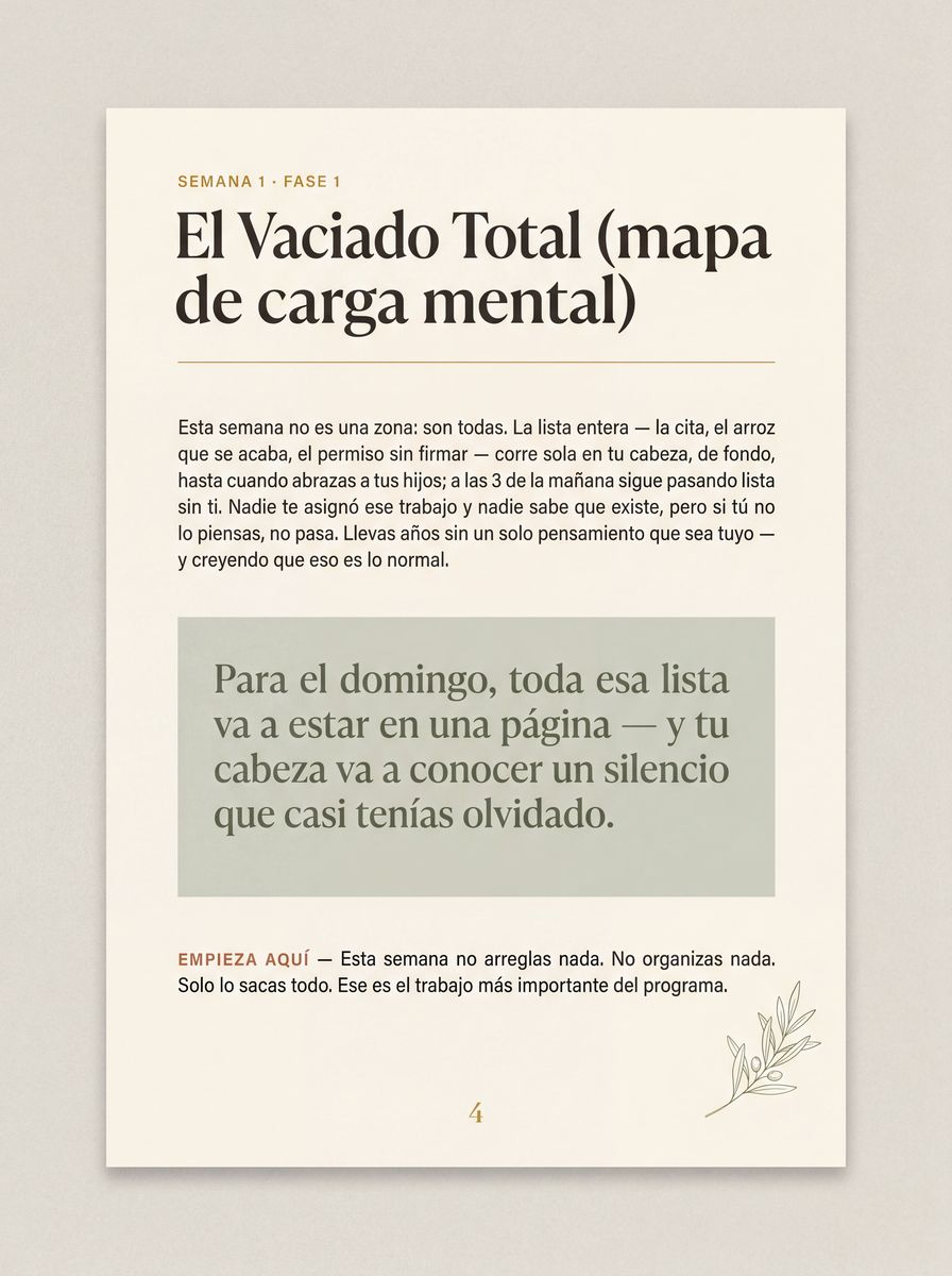 El vaciado